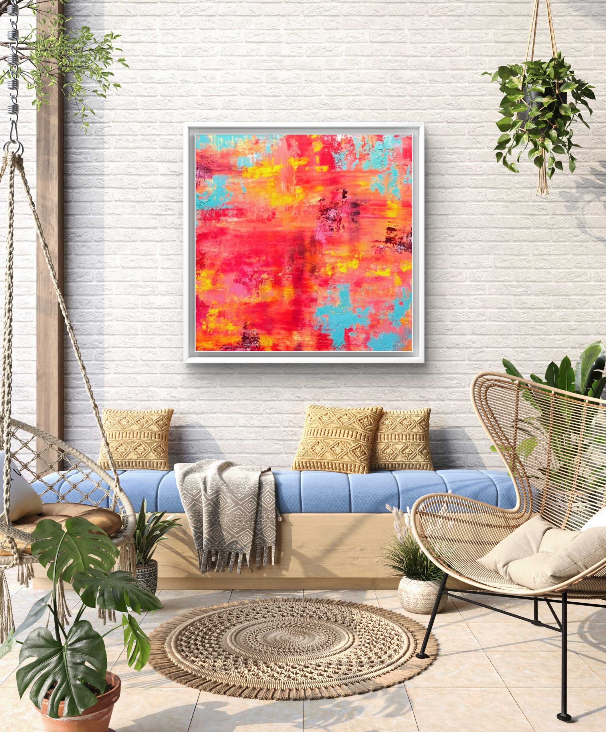 JOY I 90 x 90 cm – Bild 2